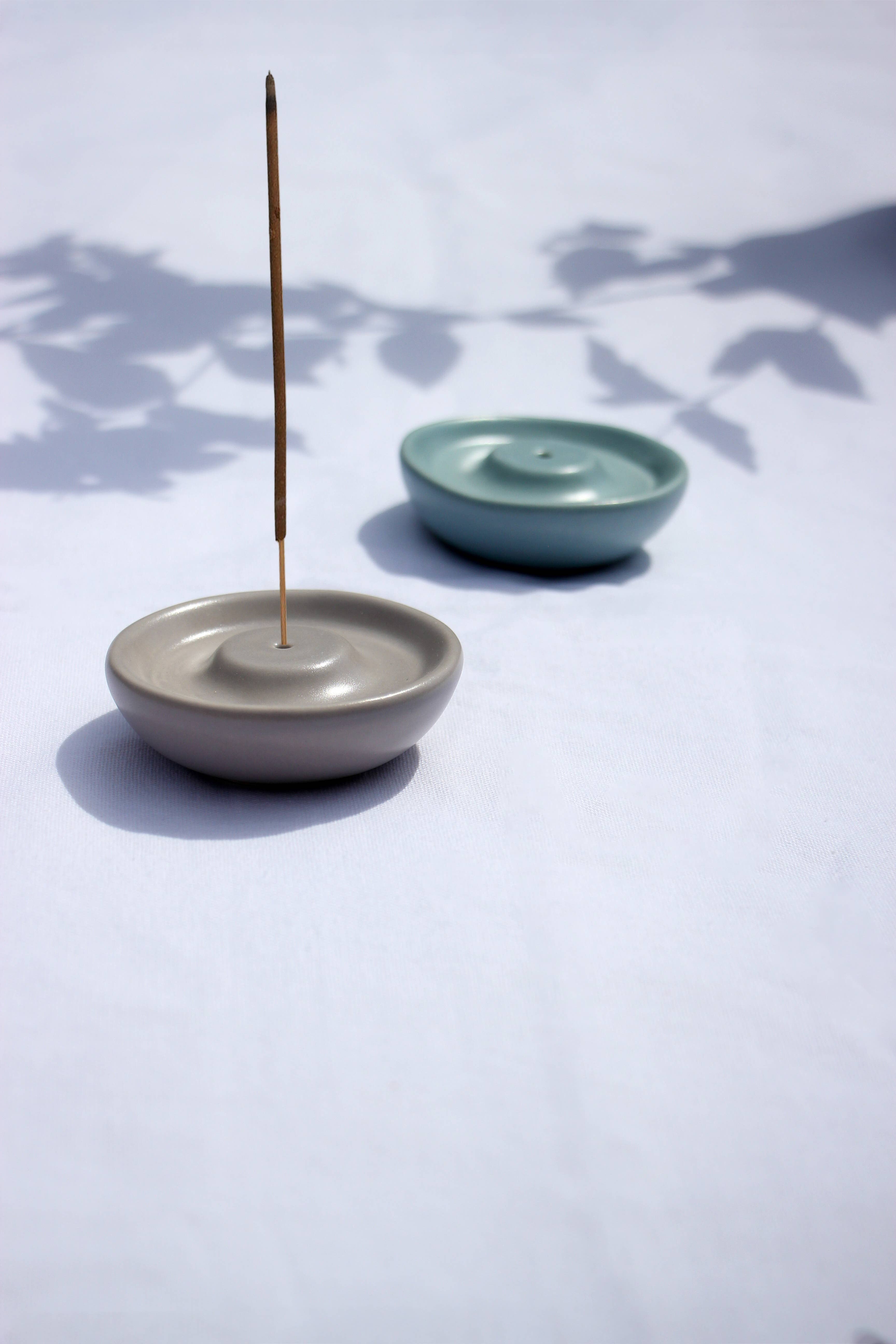 Pó de Barro - Venta al por mayor Portainciensos - Soporte para incienso gris2