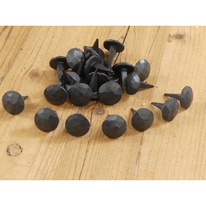 Midwest Craft House - Wholesale Wall Hook - BLACK HAND FORGED IRON NAIL / CLAVO, 1" WIDE