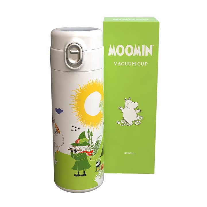 Botella térmica verde de los Mumin 420 ml para venta al por mayor de dsignhouse