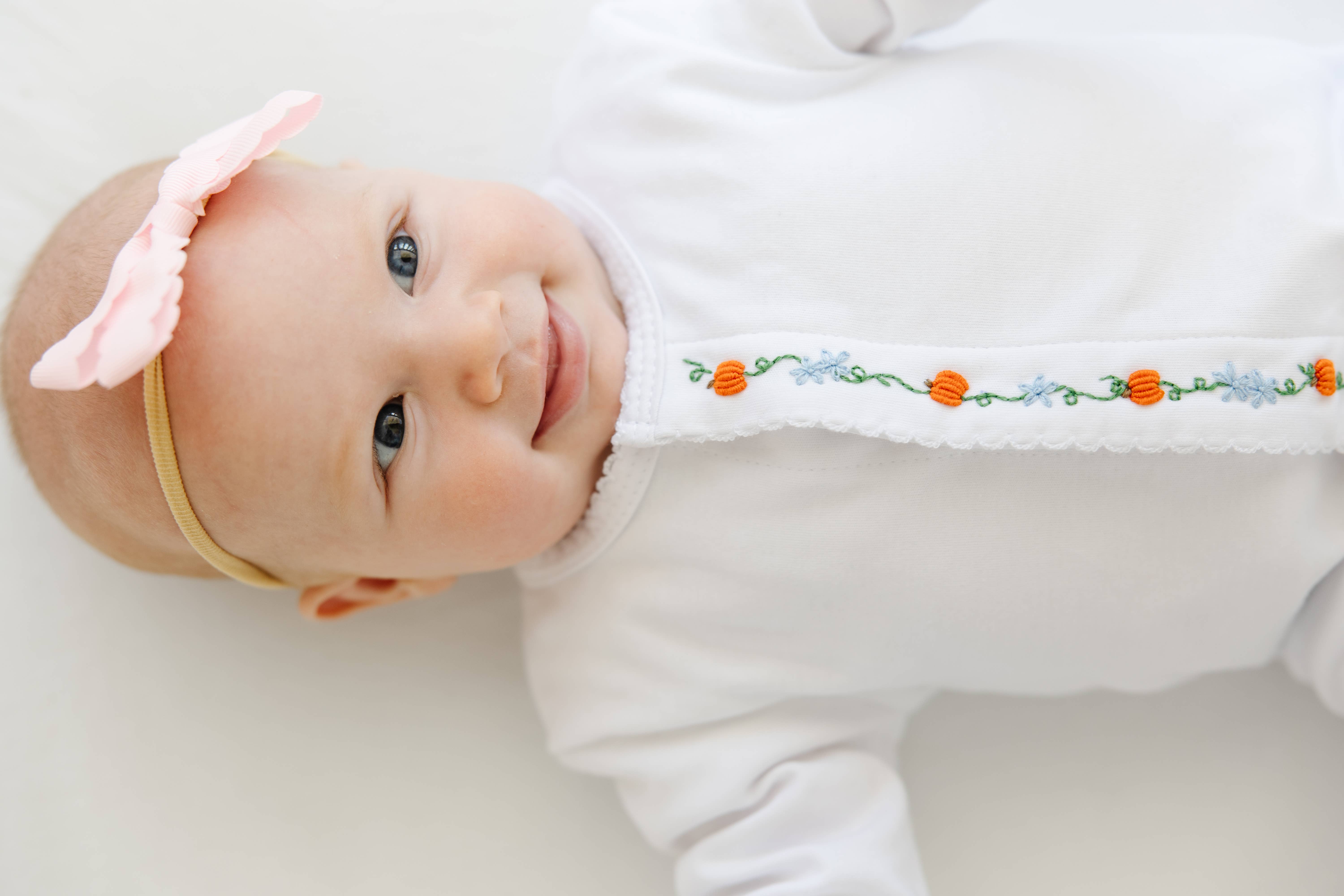 Winn and William - Wholesale Sleepsuit - Baby - Pumpkin Season Sleeper1