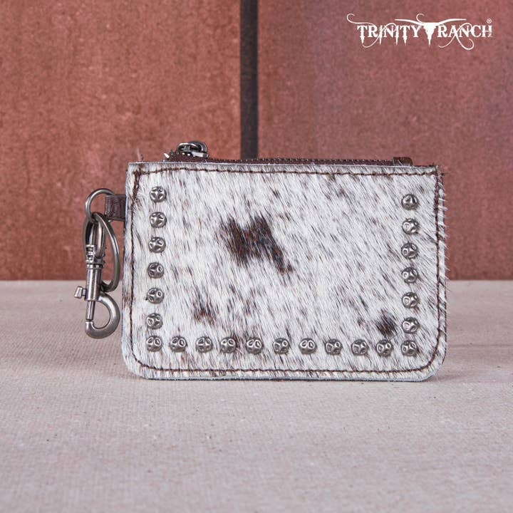 REMOVED BRAND - Wholesale Crossbody Bag - Women's - TR159 -183 Trinity Ranch Genuine Hair-On Cowhide /Tooled Collection Phone Purse with Coin Pouch27