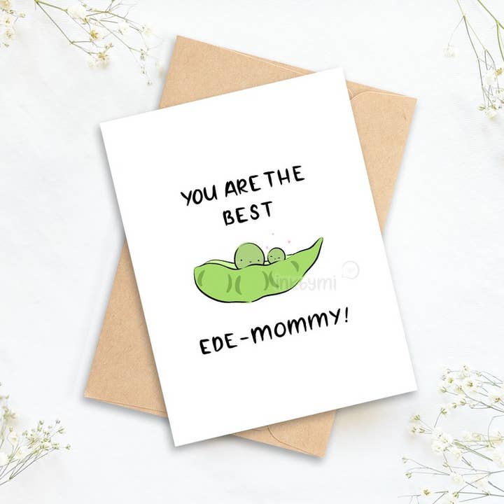 You are the Best Ede-Mommy Greeting Card for wholesale by inkbymi