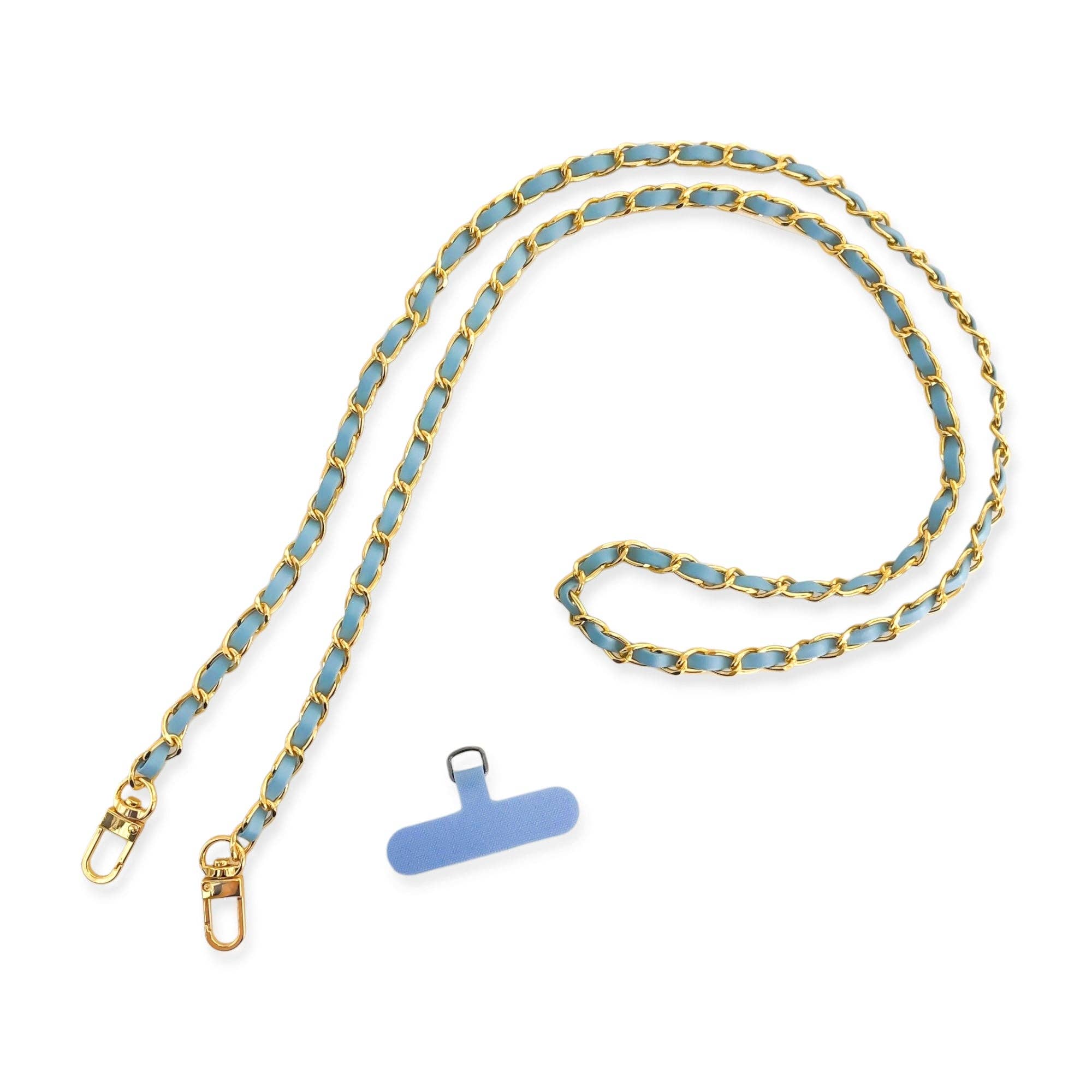 OMG Blings - Vente Sangle pour étui à téléphone - APC01 - Longue chaîne de téléphone en cuir végétalien*16