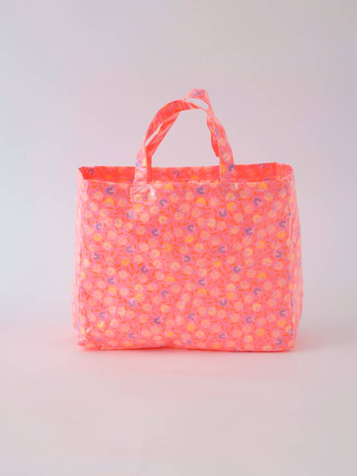 Pink Petunia small tote for wholesale by Petit Pan