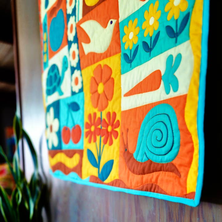 With Love by Kristy - Wholesale Craft Sewing Kit - Beginner Quilt Kit - Garden Charms Whole Cloth Quilt Kit 5