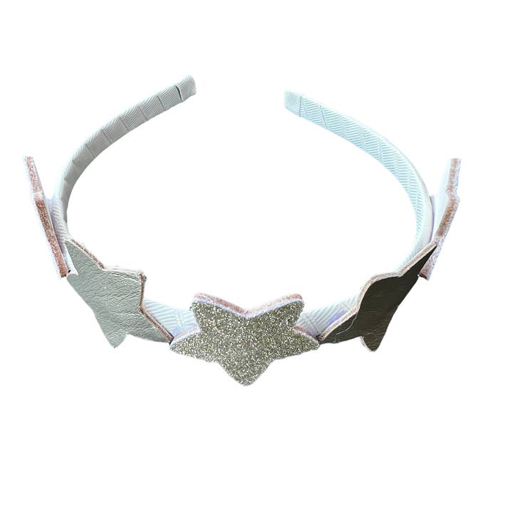 Guld Glitter Happy Stars
Pannband i läder för wholesale av ILLYTRILLY