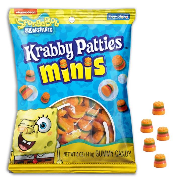 I Got Your Candy - Wholesale Gummy - Krabby Patties Gummy Minis 5oz - 12ct