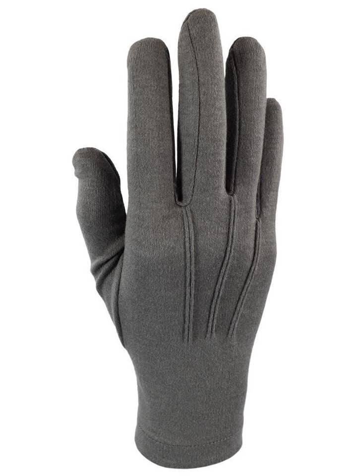 Grey Cotton Gloves for wholesale by Cardi International