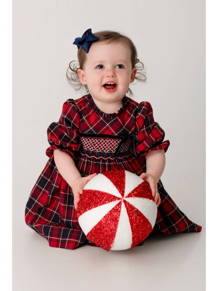 Annafie London Ltd – Großhandel Kleid – Kinder – CLAIRE gesmoktes Kleid3