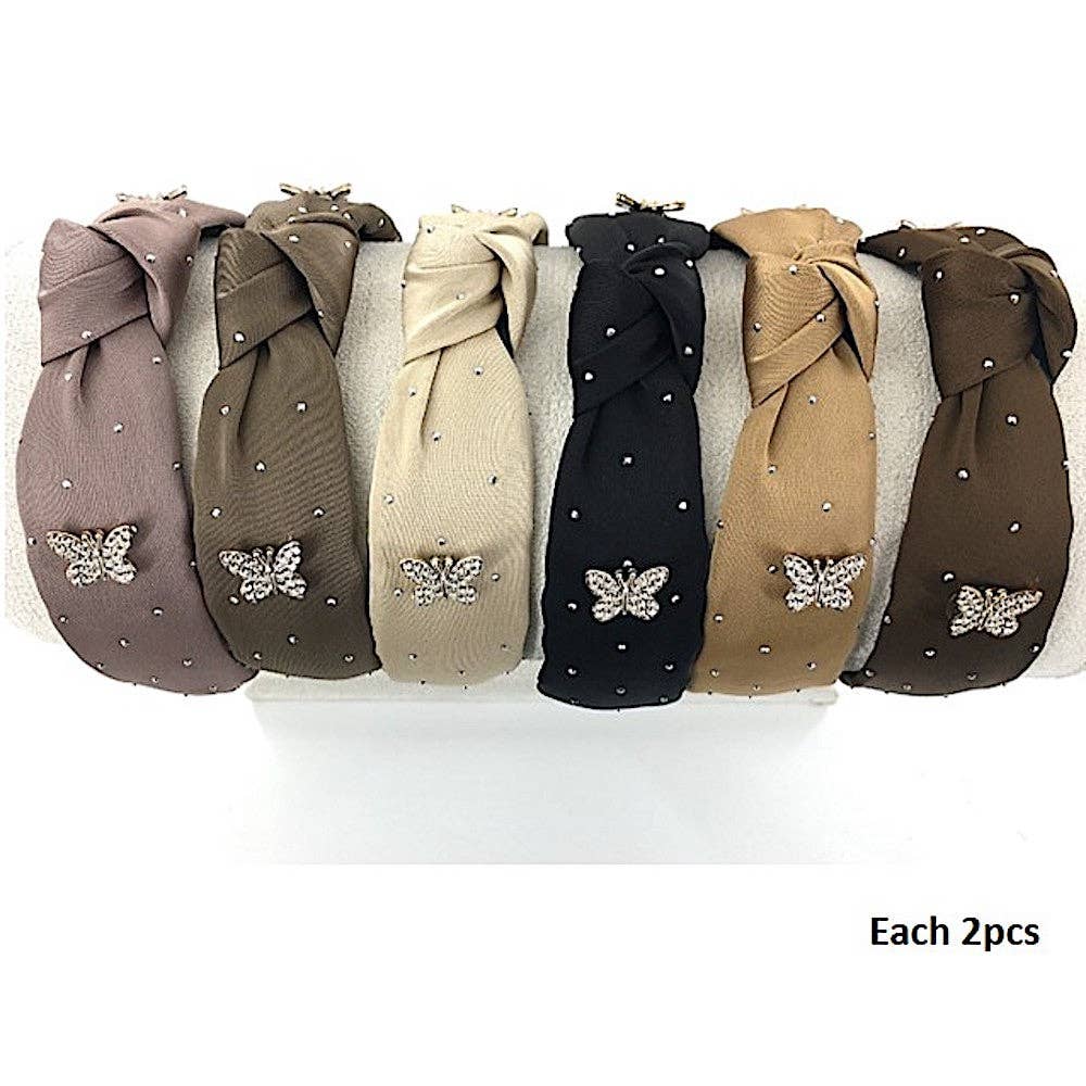 Atlas Fashion - Wholesale Fashion Headband - Women's - Butterfly Charm Headband1