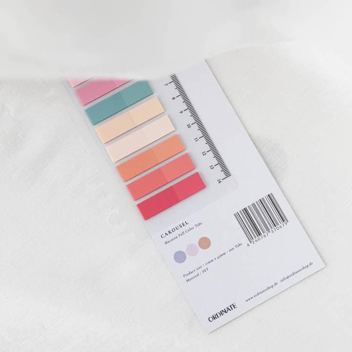 Ordinate – Engroshandel Klistermærke – Karrusel | Ordinate Klæbestrimler Plastik | Post-it-noter | Fane7