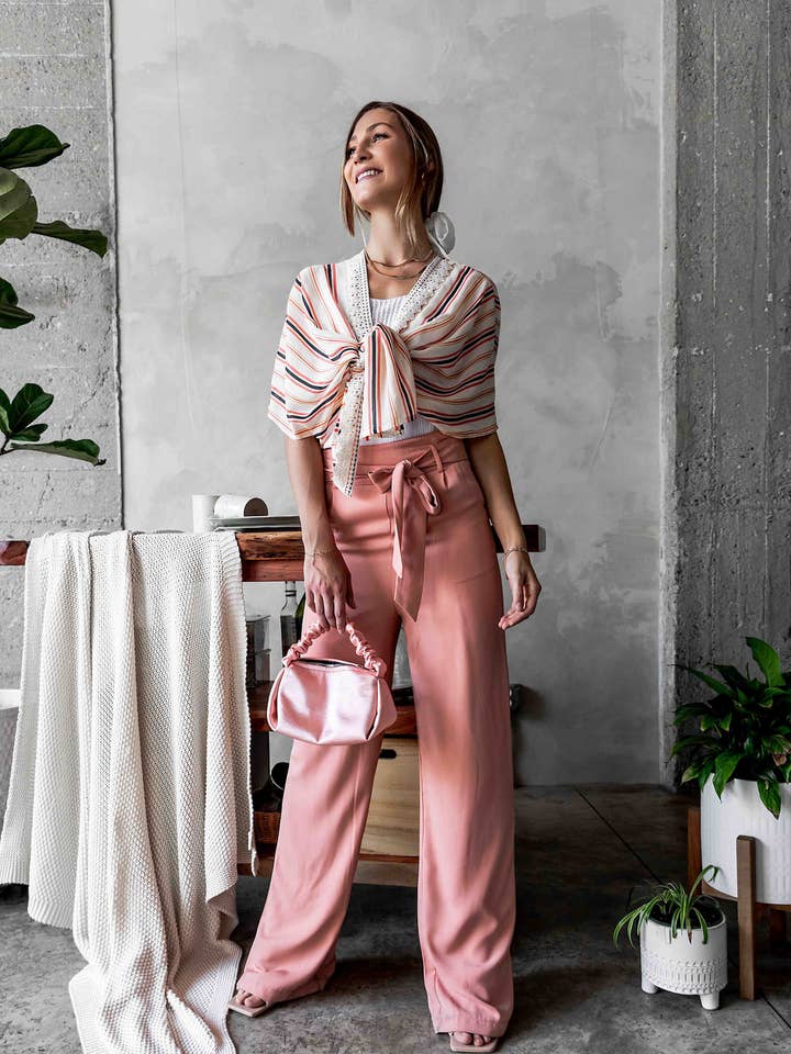 Pantalon East Hampton Rose pour la vente par KAYAN.L