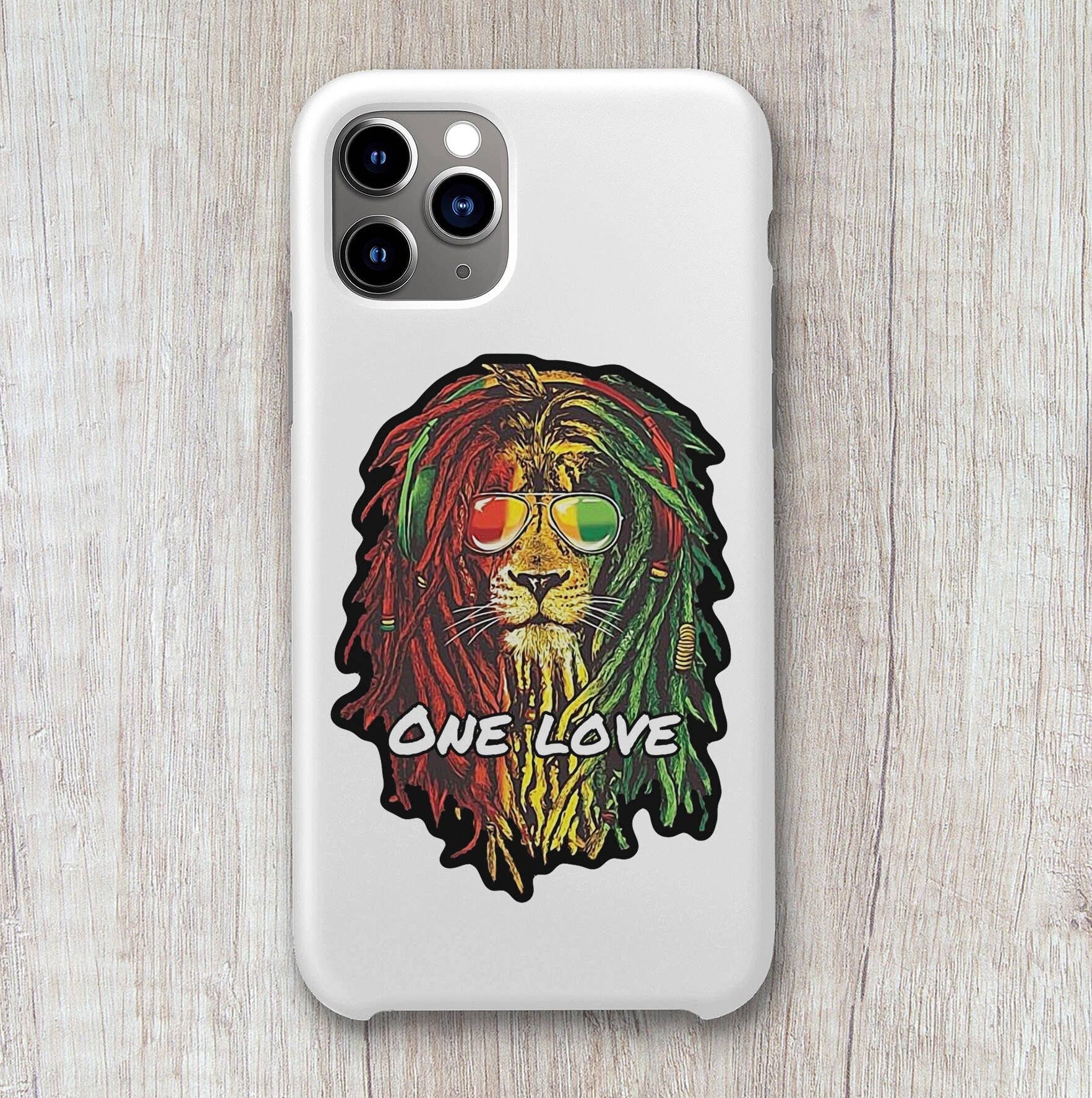 Ozark Sticker Company – Großhandel Aufkleber – Rasta One Love Löwe Aufkleber1