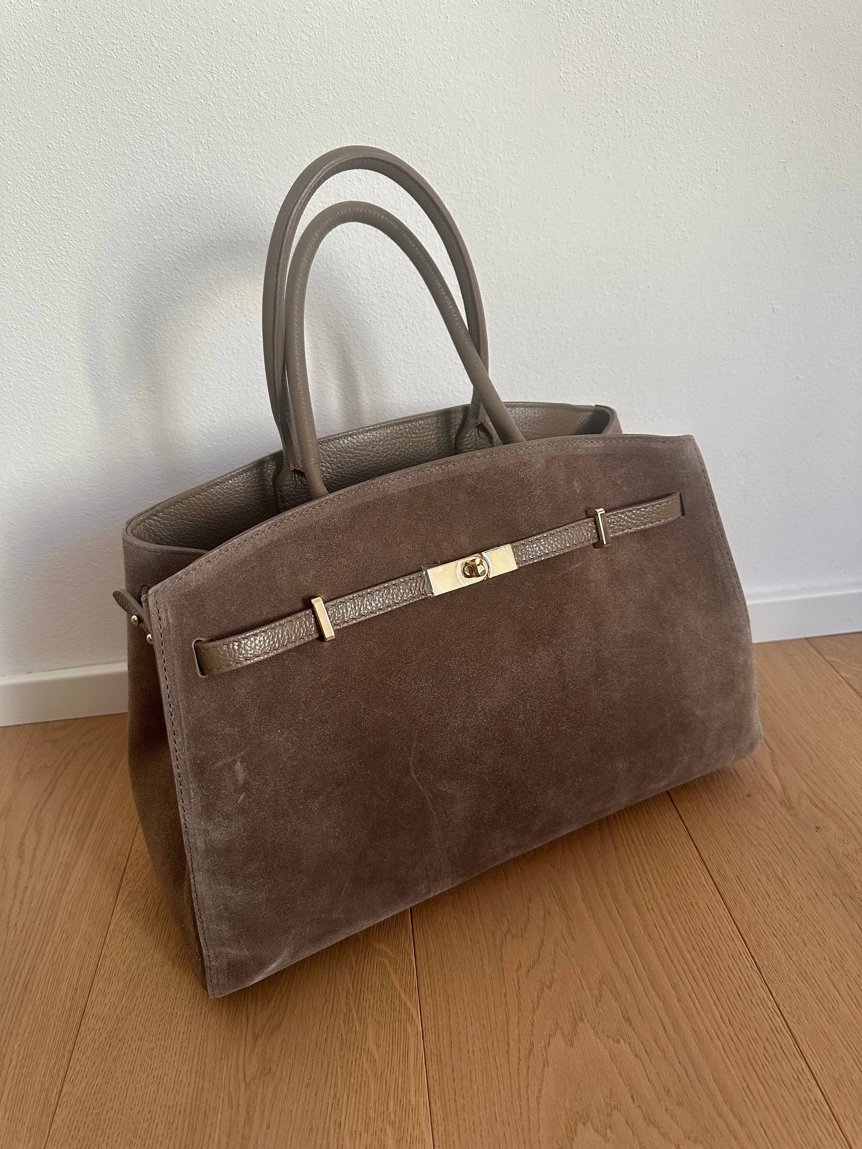 Zhade - Wholesale Top Handle Bag - Women's - AMELIA BIG- suede16