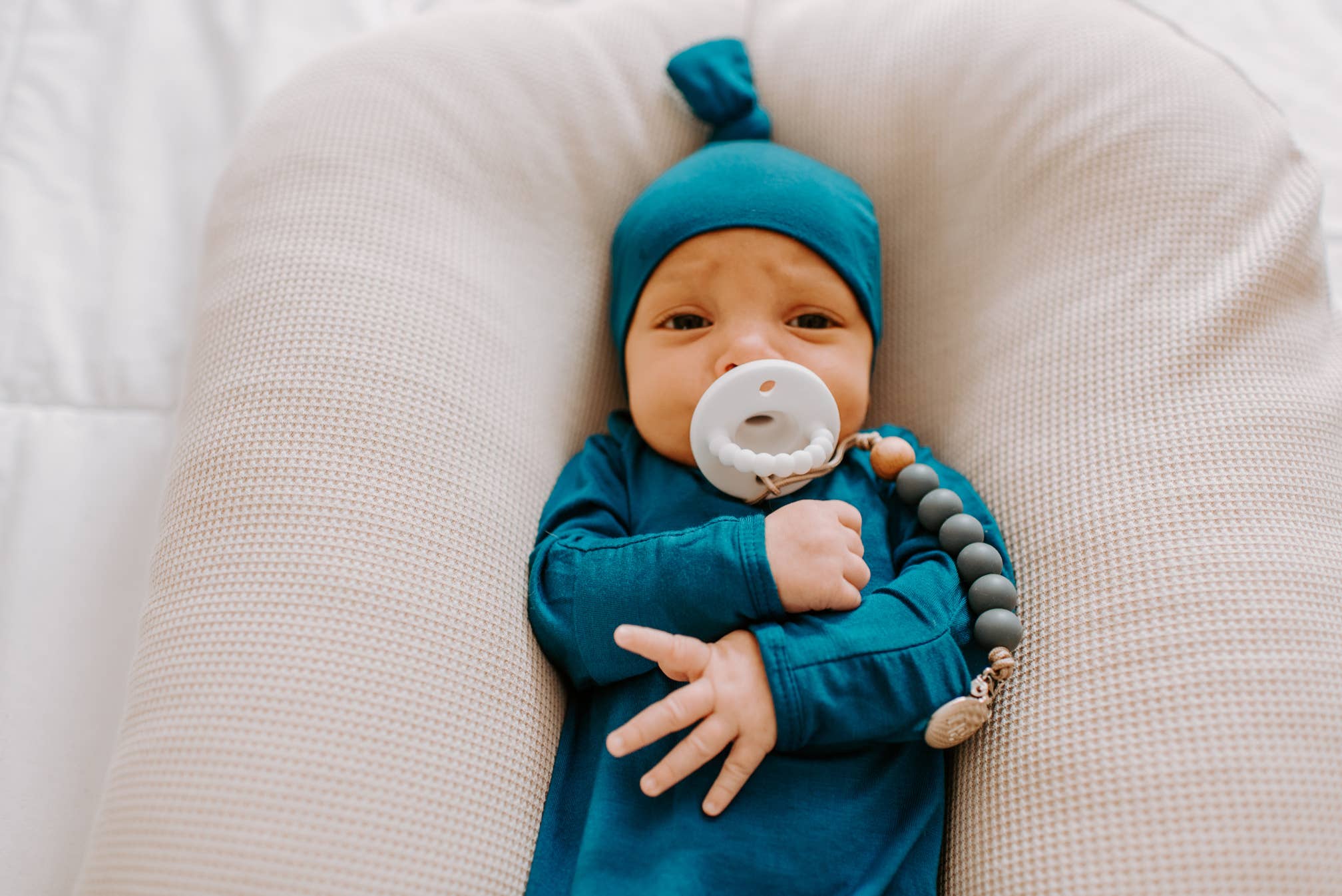 Three Little Tots - Vendita all'ingrosso Tutina per neonati - Neonati - Abito da sposa annodato blu5