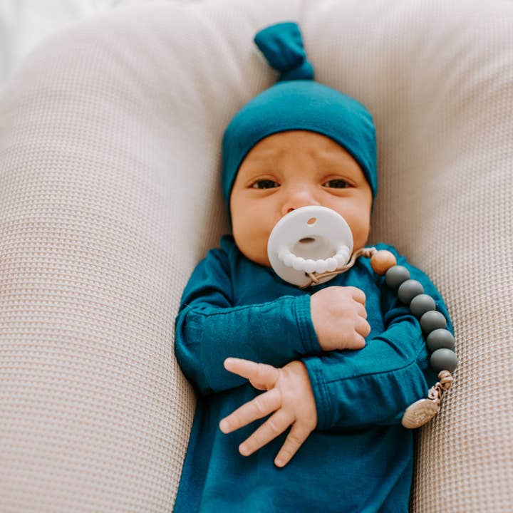 Three Little Tots - Vendita all'ingrosso Tutina per neonati - Neonati - Abito da sposa annodato blu5