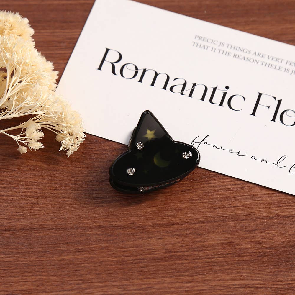 SoapElenGlen - Wholesale Hair Clip - Women's - Cute Halloween Themed Acetate Claw Clip, Luminous Hair Clip3