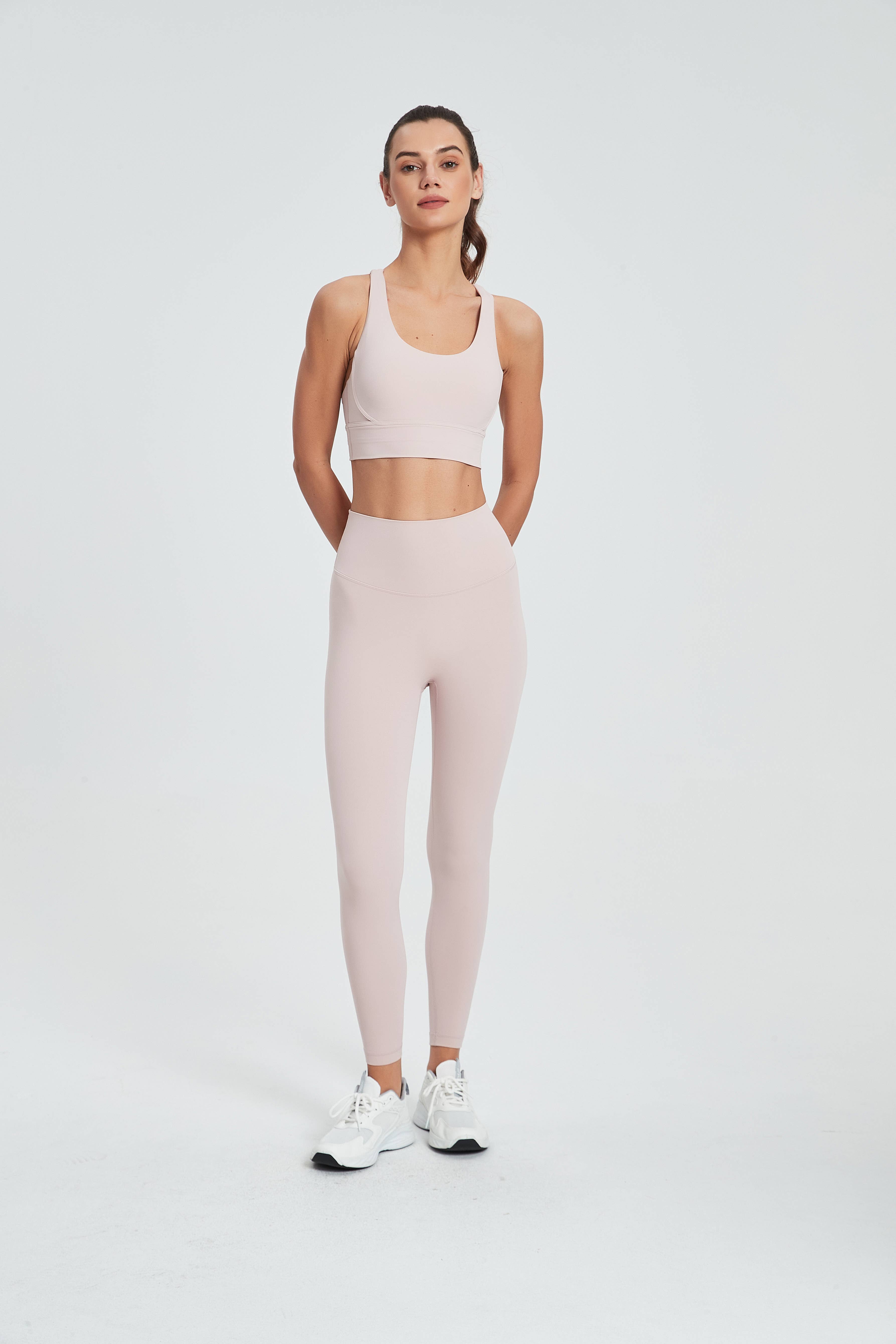 91thelabel - Wholesale Activewear Set - Women's - Isabella Strappy Back Sports Bra & Legging Activewear Set 3