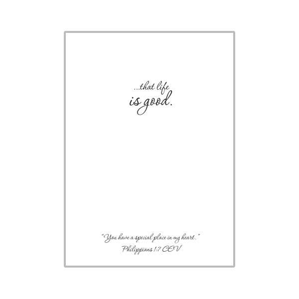 Legacy - Wholesale Friendship Card - Blueberry Lemonade - Faith Thinking of You Card1