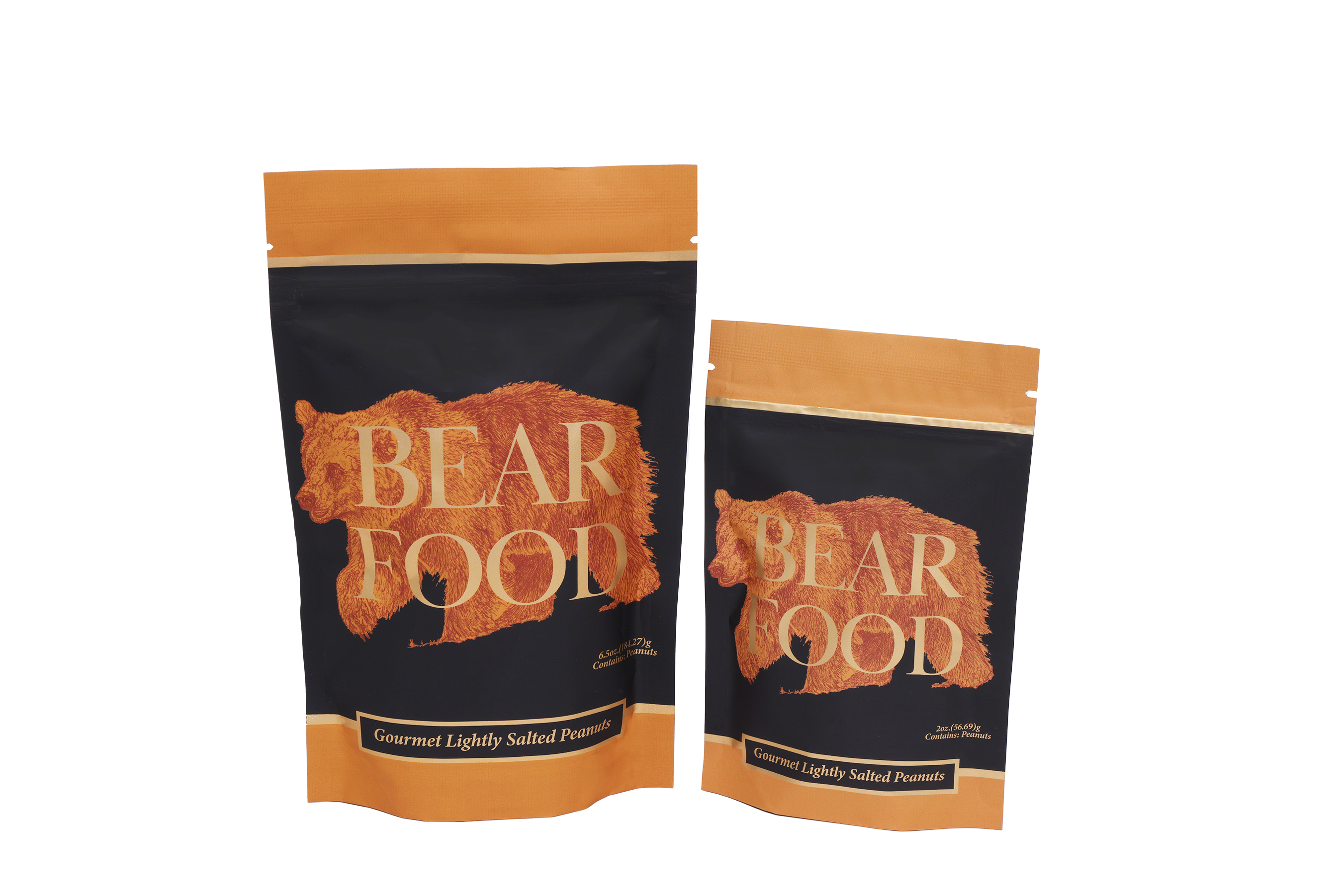 Bear Food - Wholesale Nuts - Lightly Salted Gourmet Peanuts Pouches1