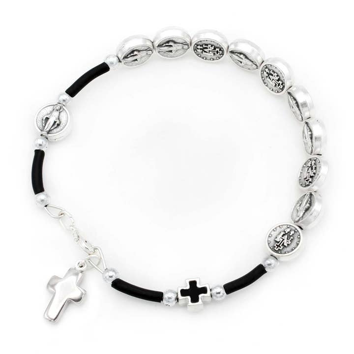 Rosary Bracelet Miraculous Medal Beads for wholesale by RM Trading
