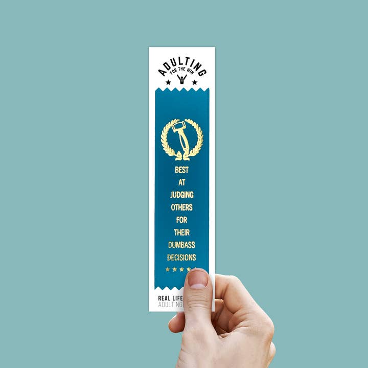 AdultingFTW - Wholesale Gag gift/novelty gift - Best At Judging Others - Award Ribbon