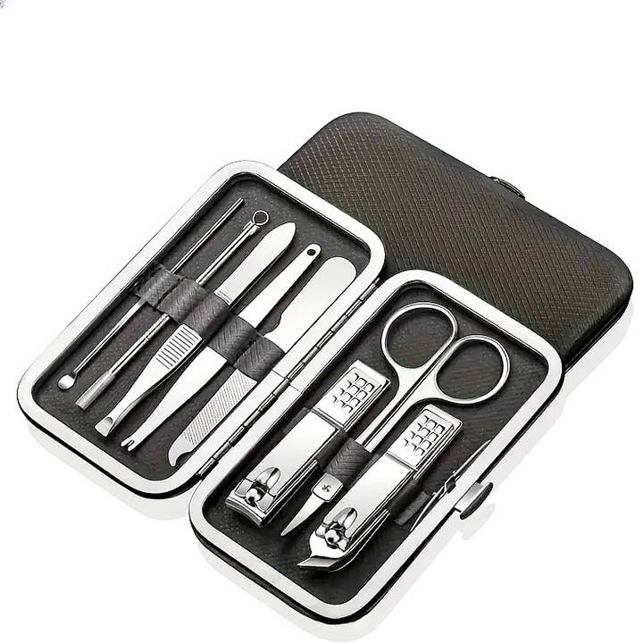 Diacly - Wholesale Nailcare Set - 8 Pieces Manicure Pedicure Set Nail Clipper Cutter Files