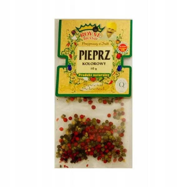 Färgad peppar - fyra premiumpeppar 10g för wholesale av Royal Brand