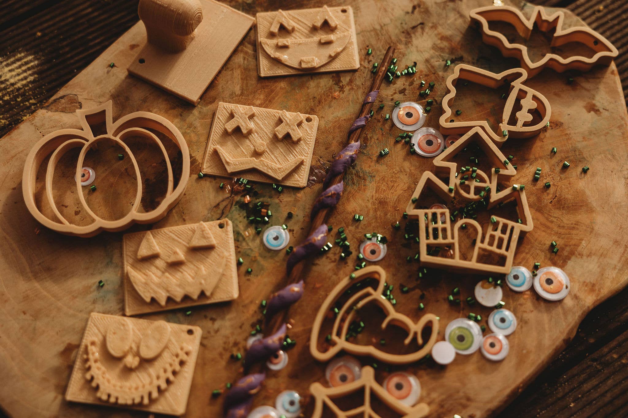 Kinfolk Pantry - Vente Set de coloriage – enfant et bébé - Set de tampons citrouille pour pâte à modeler écologique - Halloween7