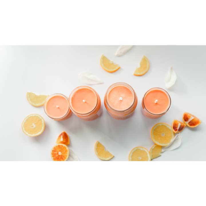 Candles By Laura - Wholesale Jar/Filled Candle - Orange Creamsicle Soy Jar Candle