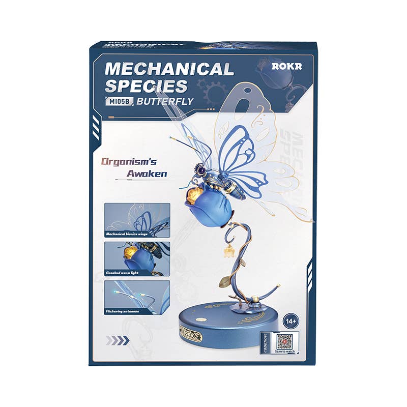 Robotime - Wholesale DIY Craft Kit - MI05B Butterfly - Blue*0