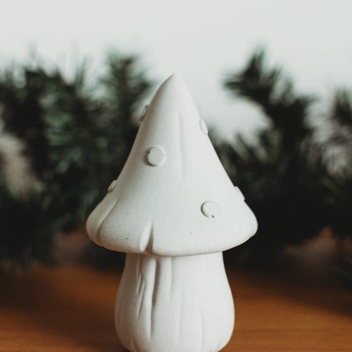 The Market Made - Wholesale DIY Craft Kit - Paint Your Own Mushroom Kit | Paint Your Own Decor Activity Set | Paint Your Own Handmade Concrete Gift Set