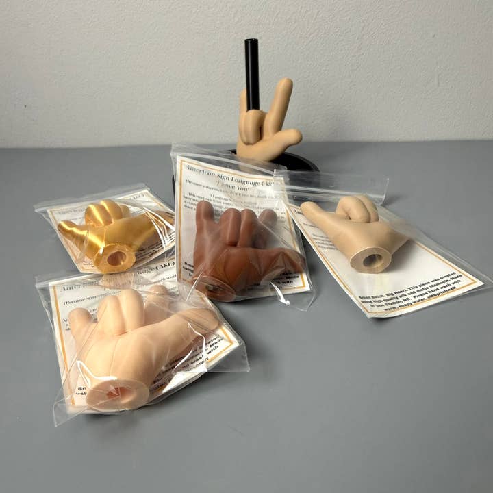 Pack varié de toppers "Je t'aime" en LSF - 36 unités + présentoir GRATUIT pour la vente par MBprintcraft