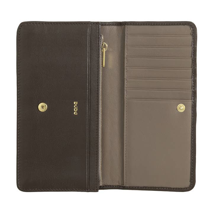 dudu - Wholesale Wallet - Women's - Dudu Women'S Leather Woven Wallet Credit Card Holders Brown3