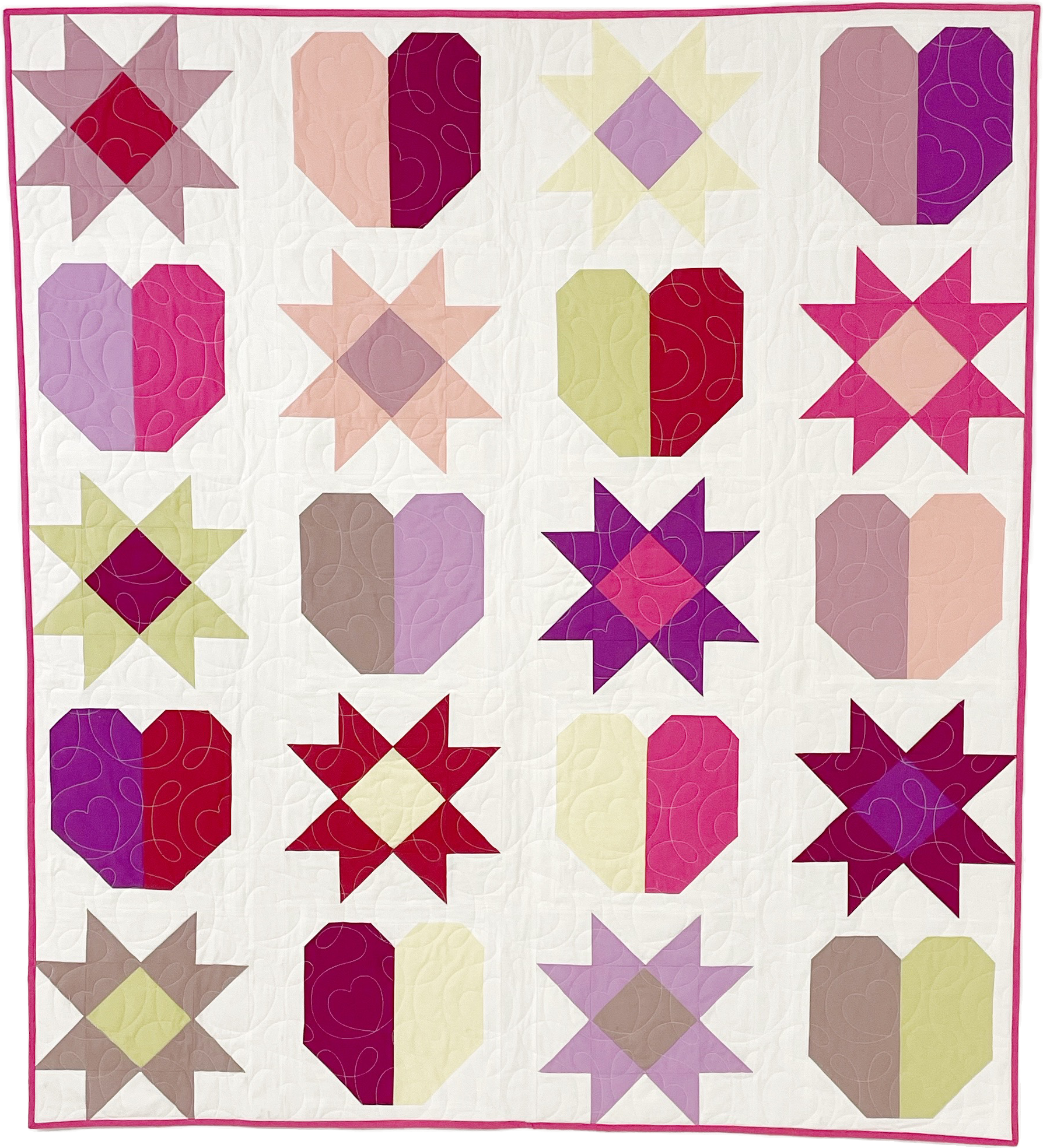 Nollie Bean - Wholesale DIY Craft Kit - Claremont Quilt Pattern (Printed)3