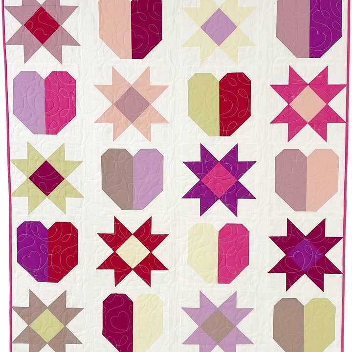 Nollie Bean - Wholesale DIY Craft Kit - Claremont Quilt Pattern (Printed)3
