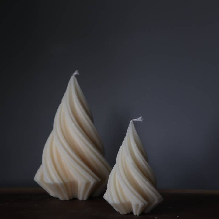 AARAM LUX – wholesale Novelty candle – Swirl Christmas Tree Candle | Holiday Gifts | Winter Candle4