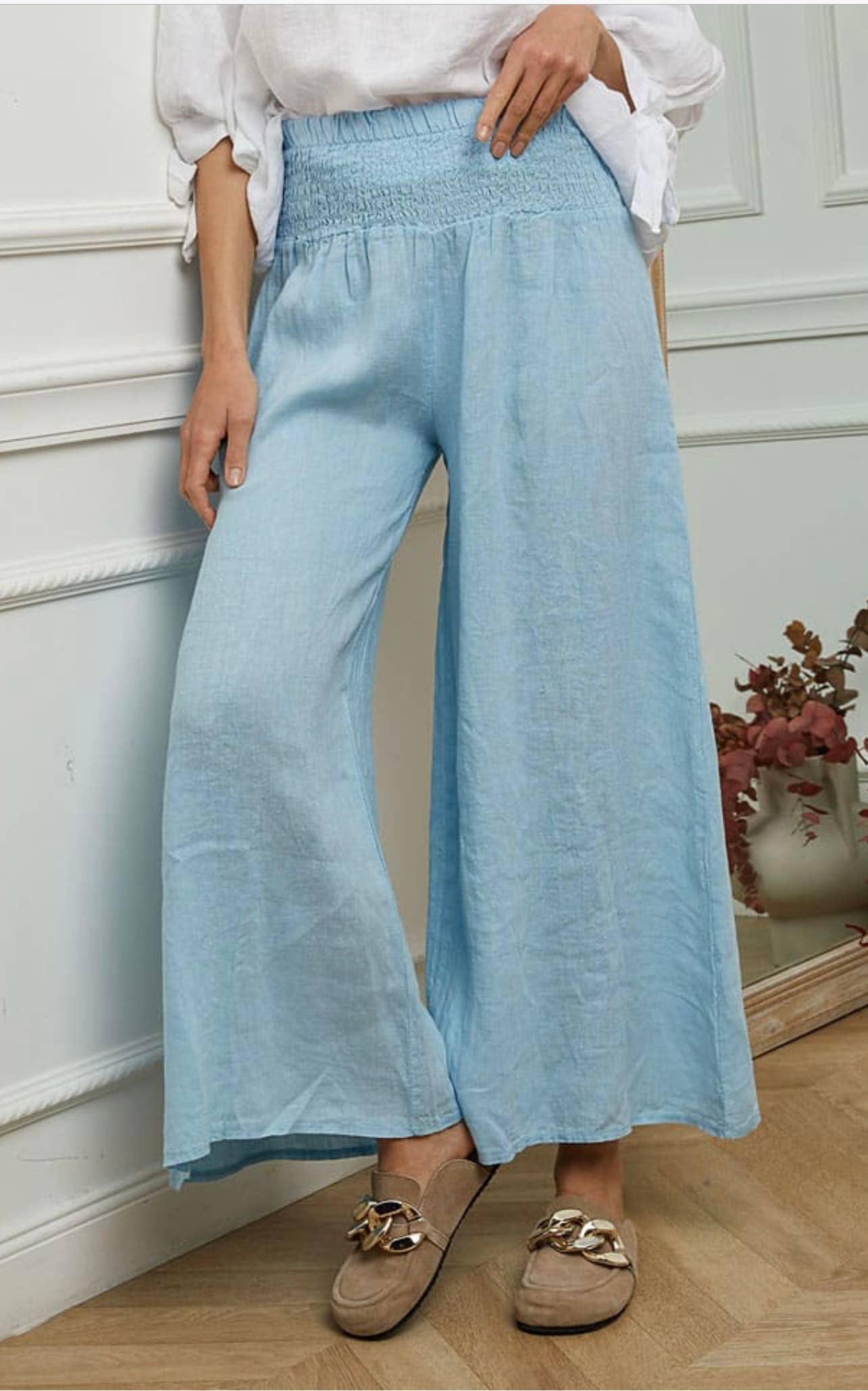 LÉA & LUC - Vendita all'ingrosso Pantalone - Donna - Pantaloni in 100% Lino RIF. 277135