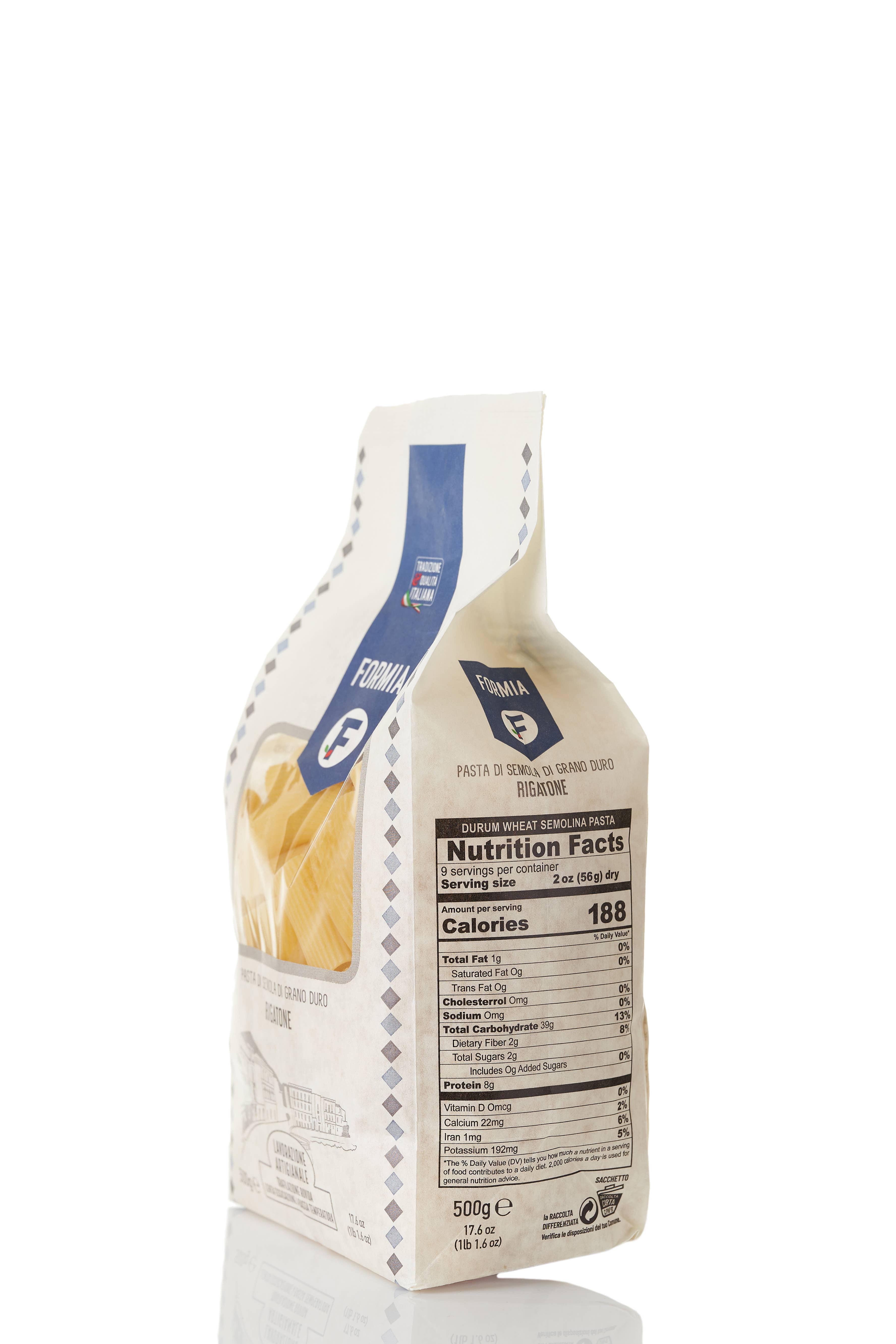 Paone Distribuzione Srl – wholesale Pasta – Rigatoni-pasta av durumvetemjöl semolina2