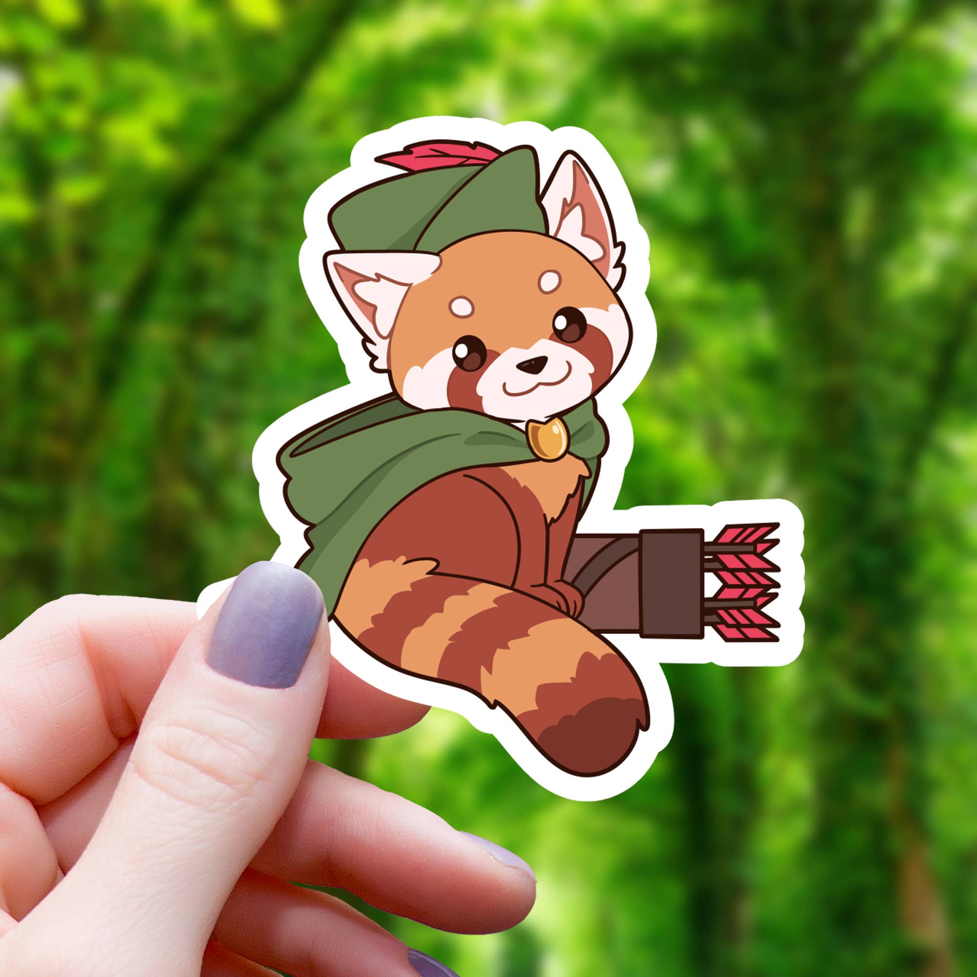 Mimic Gaming Co – wholesale Sticker – Red Panda Ranger Sticker - 3"