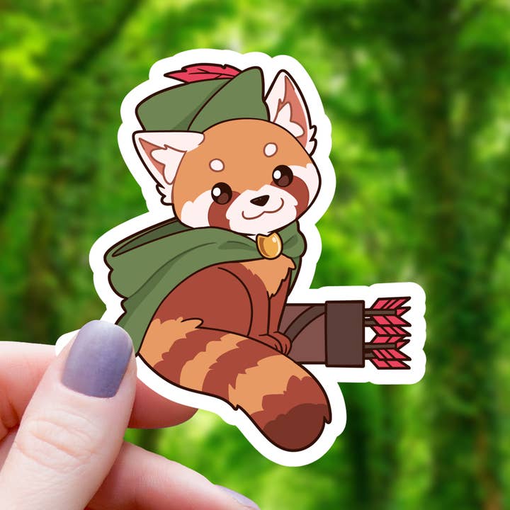Mimic Gaming Co – wholesale Sticker – Red Panda Ranger Sticker - 3"0