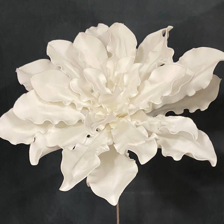 The Light Garden Collection - Wholesale Artificial Flowers - LARGE WHITE FOAM FLOWER 0