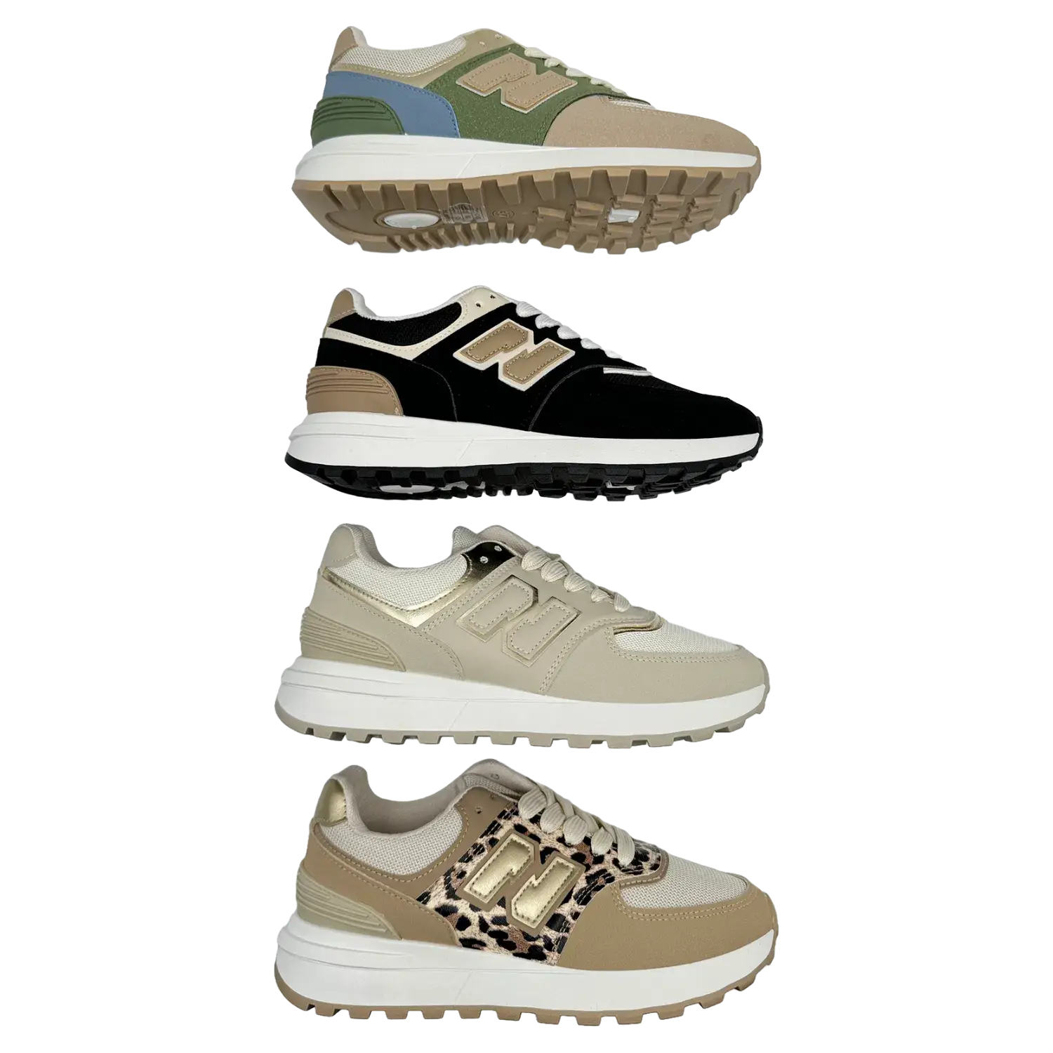 Rentoes – wholesale Vardagssneakers - Dam – Ladies Comfort Casual Trainers – bekväma vardagsskor för damer8