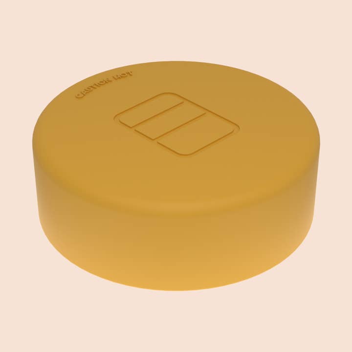 MOSTAZA I TAPA ORIGINAL SELLADA – Se adapta a vasos de vidrio Mini, Regular y Original para venta al por mayor de Luxey Cup