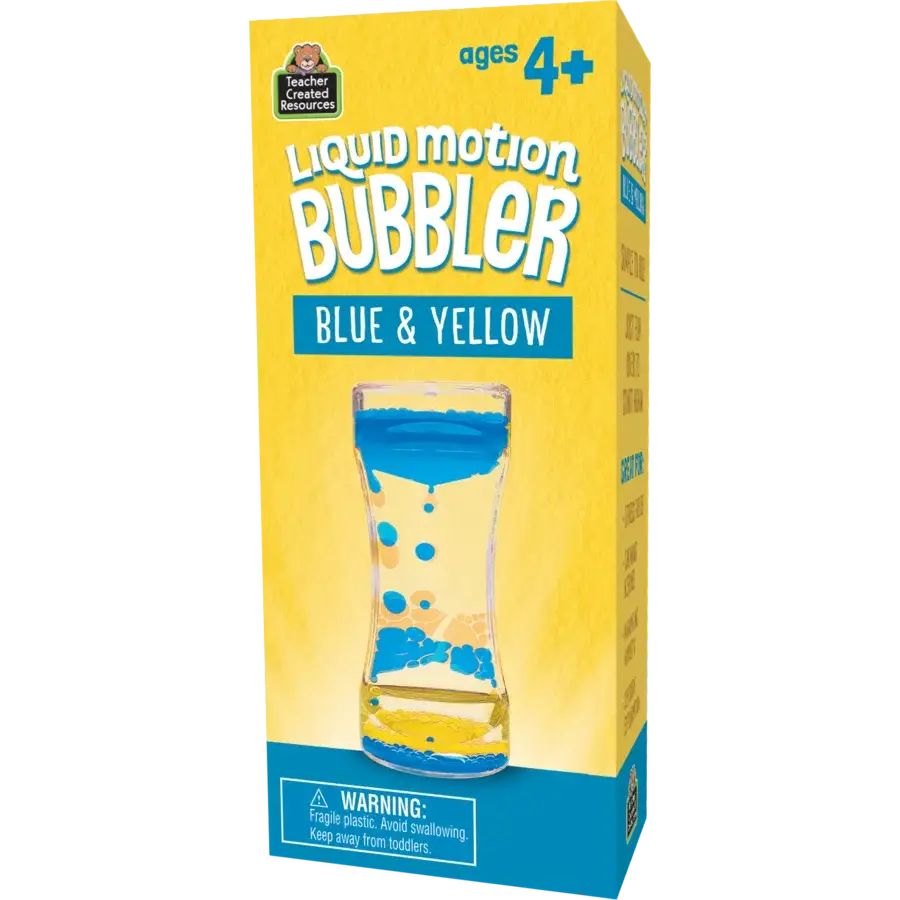Teacher Created Resources – wholesale Fidget toy – Kids – Blue & Yellow Liquid Motion Bubbler2