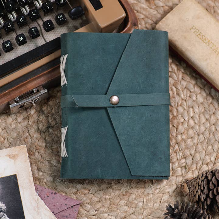 R K Handicrafts and Exporters - Wholesale Journal/Diary - Leather journal diary with Unruled/Ruled page Travel journal