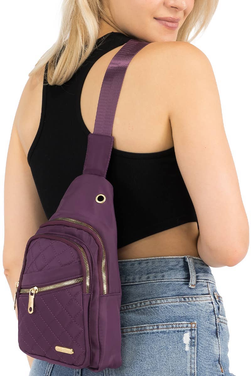 Assortiment Sac à bandoulière en polyester matelassé Diamond en vente sur Faire2