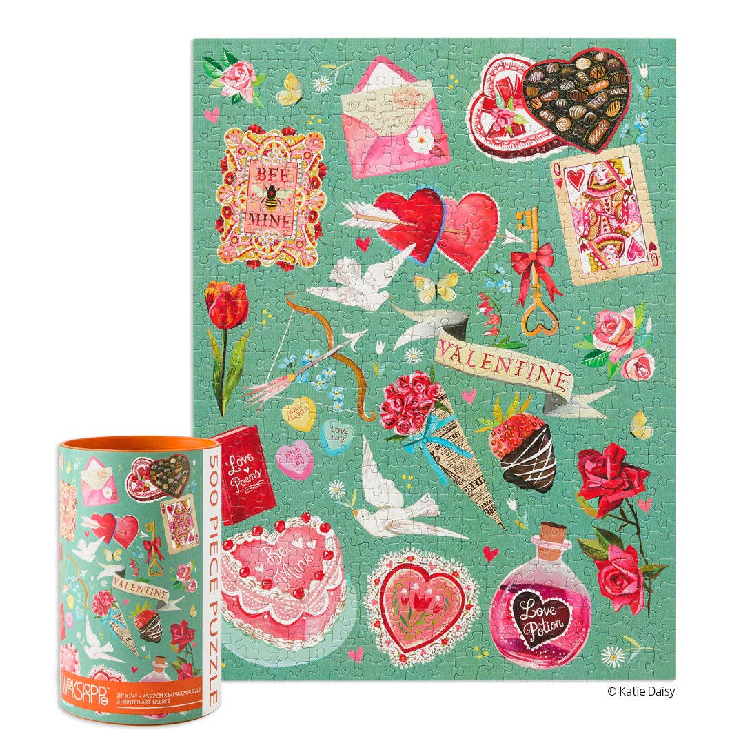 WerkShoppe - Wholesale Puzzle - Adult - Valentines Classics 500 Piece Puzzle  | Valentine's Day0