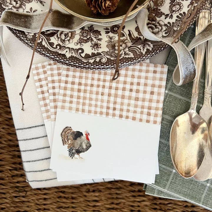 turkey place cards for wholesale by emily lex studio