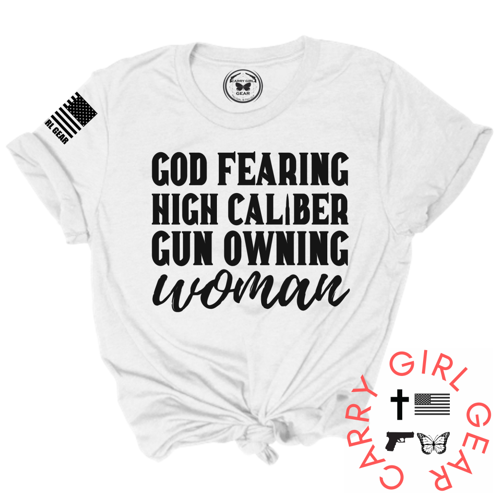 CG GEAR - Wholesale Screen Printed T-Shirt - Women's - HIGH CALIBER TEE0